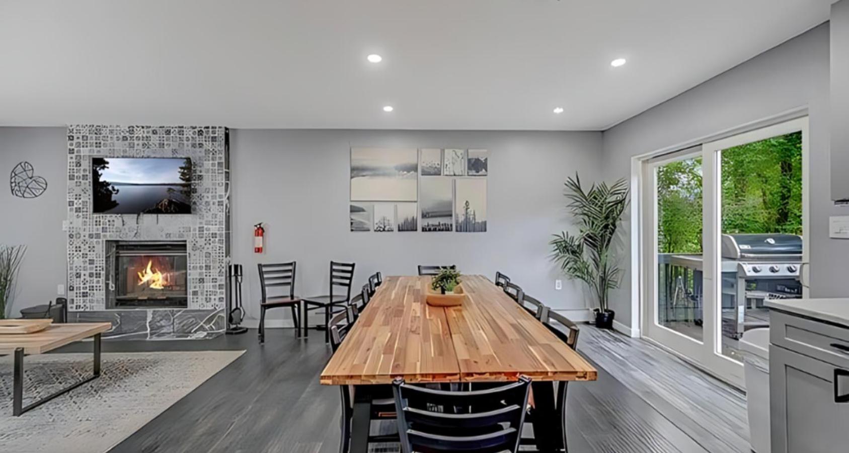 Peaceful Pocono Home With Hot Tub, Gym, & Office Long Pond Esterno foto